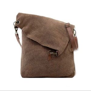 NWT Vintage Addiction Jute Foldover crossbody/messenger bag